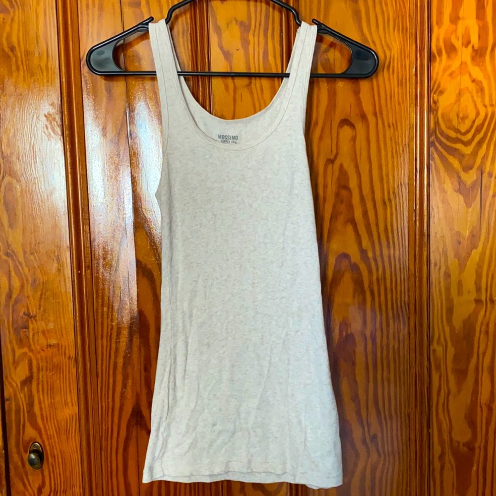 mossimo tank top M cream
